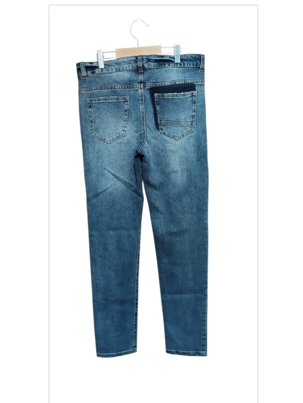 NWT Girl's Art Class Blue Patchwork Skinny Jeans Sz 16
